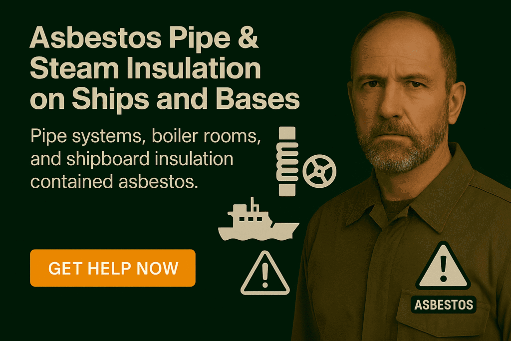 Asbestos Pipe & Steam Insulation on Ships and Bases - Mesotheliomahelp.center