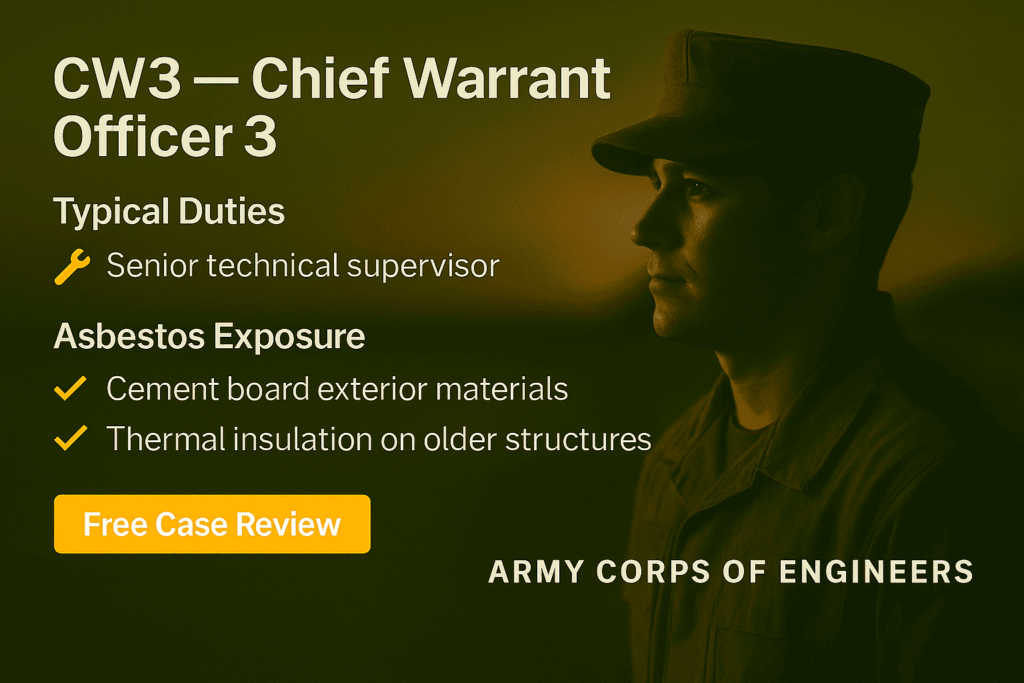 CW3 - Army Corps of Engineers Chief Warrant Officer  - Mesotheliomahelp.center