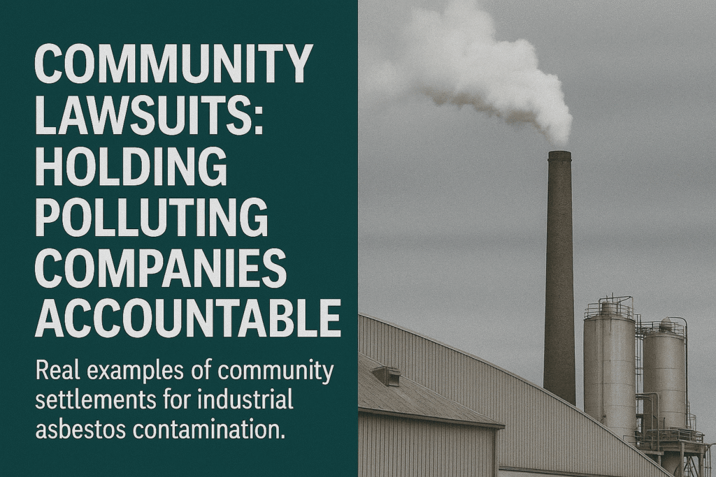 Community Lawsuits – Holding Polluting Companies Accountable - Mesotheliomahelp.center