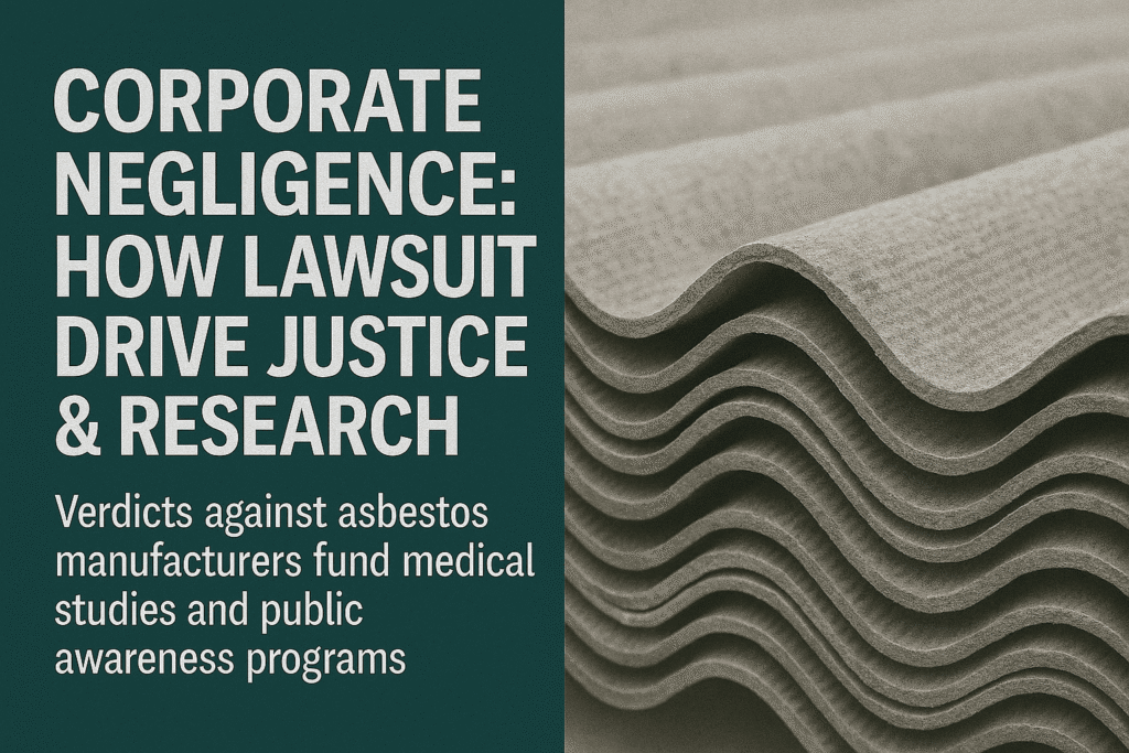 Corporate Negligence – How Lawsuits Drive Justice & Research - Mesotheliomahelp.center