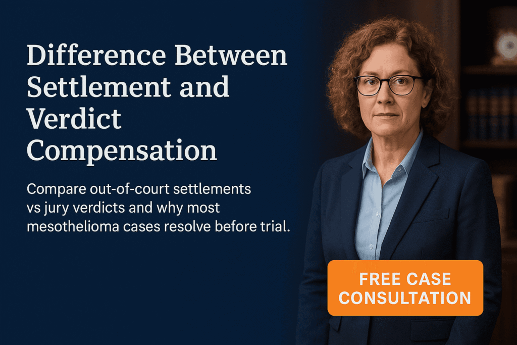 Difference Between Settlement and Verdict Compensation - Mesotheliomahelp.center