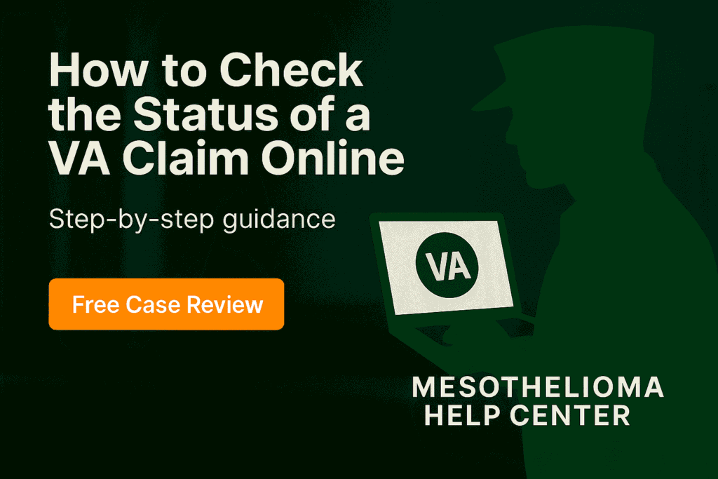 How to Check the Status of a VA Claim Online - Mesotheliomahelp.center