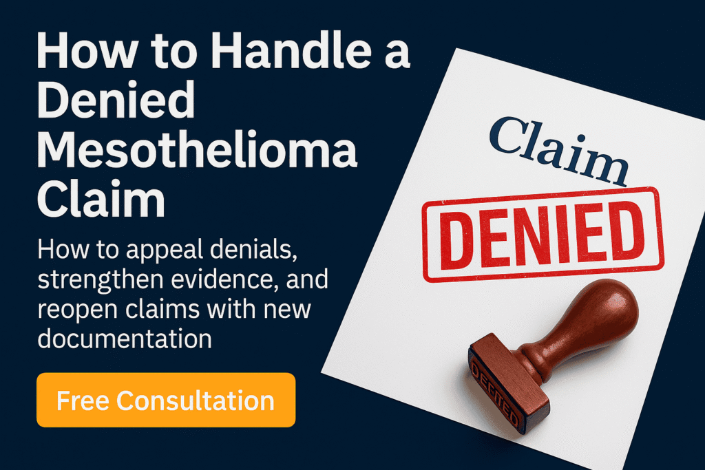 How to Handle a Denied Mesothelioma Claim - Mesotheliomahelp.center