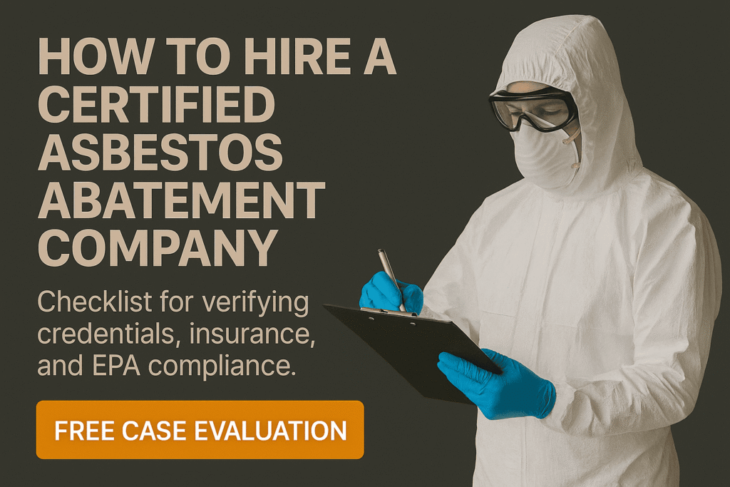 How to Hire a Certified Asbestos Abatement Company - Mesotheliomahelp.cenetr