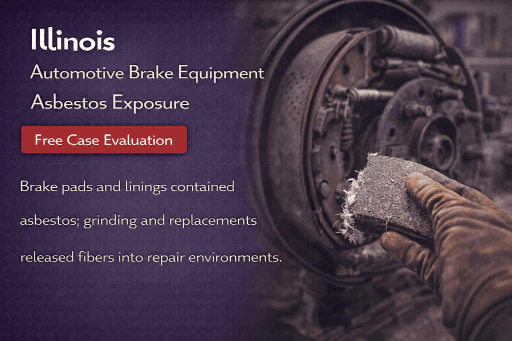 Illinois Automotive Brake Equipment Asbestos Exposure - Mesotheliomahelp.center
