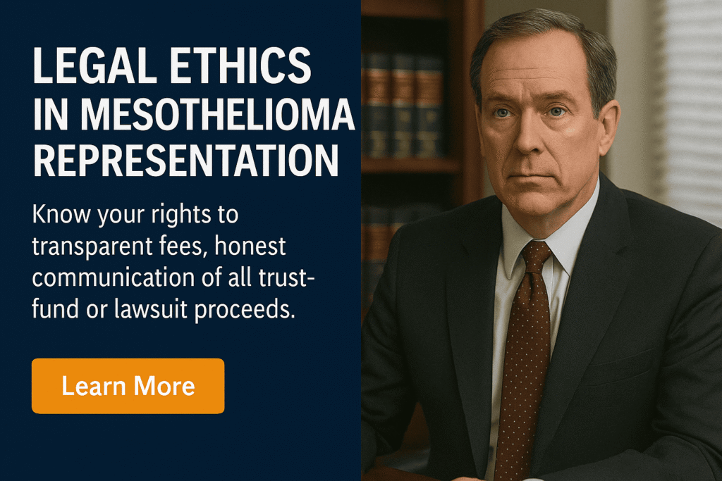 Legal Ethics in Mesothelioma Representation - Mesotheliomahelp.center