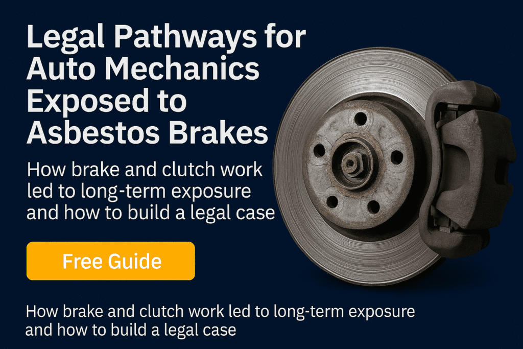 Legal Pathways for Auto Mechanics Exposed to Asbestos Brakes - Mesotheliomahelp.center