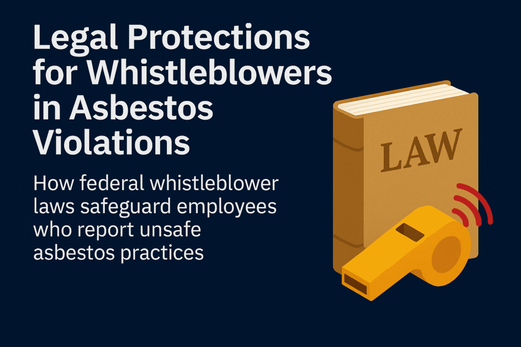 Legal Protections for Whistleblowers in Asbestos Violations - Mesotheliomahelp.centers