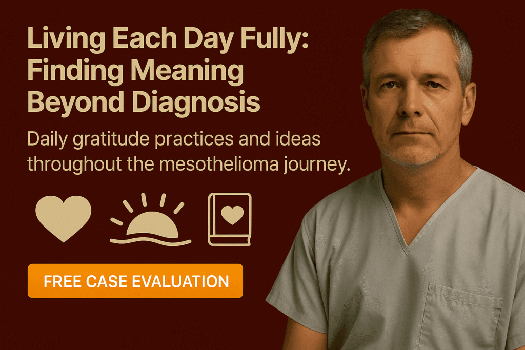 Living Each Day Fully Finding Meaning Beyond Diagnosis - Mesotheliomahelp.center