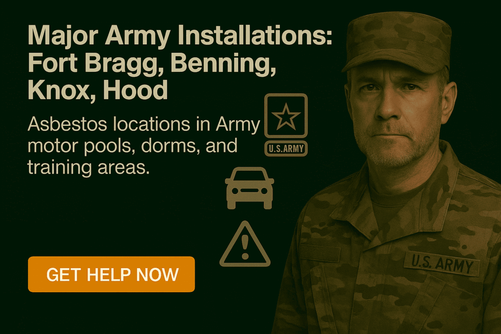 Major Army Installations Asbestos Exposure - Mesotheliomahelp.center