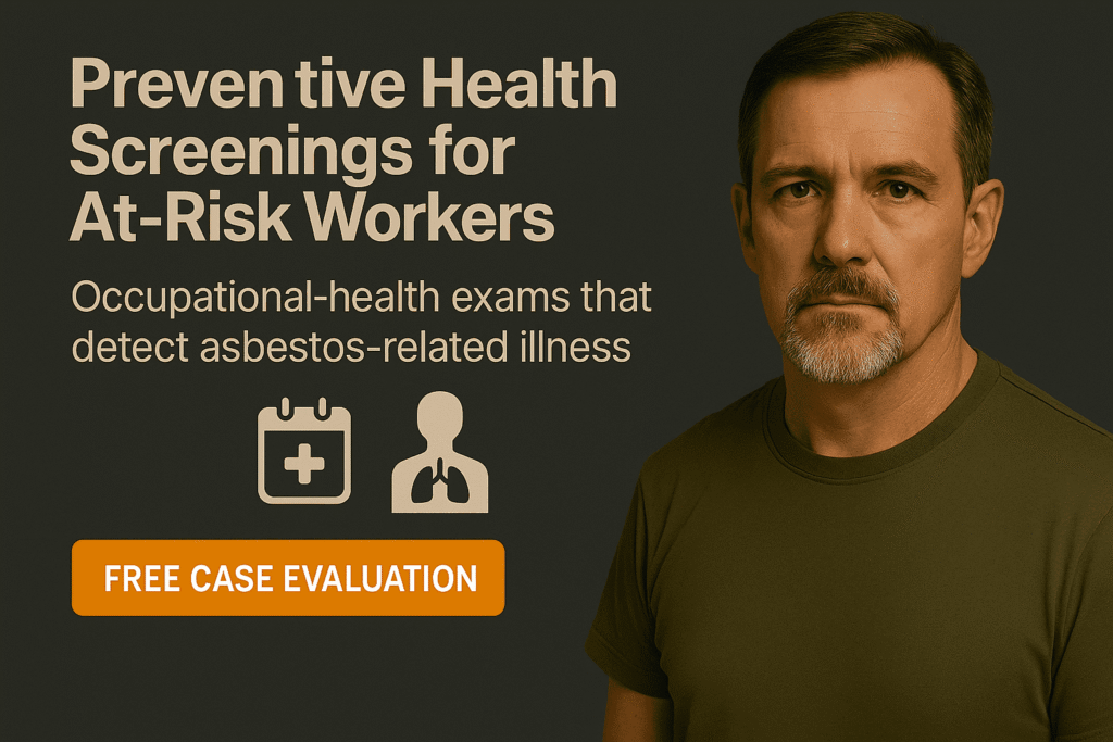 Preventive Asbestos Health Screenings for At-Risk Workers - Mesotheliomahelp.center