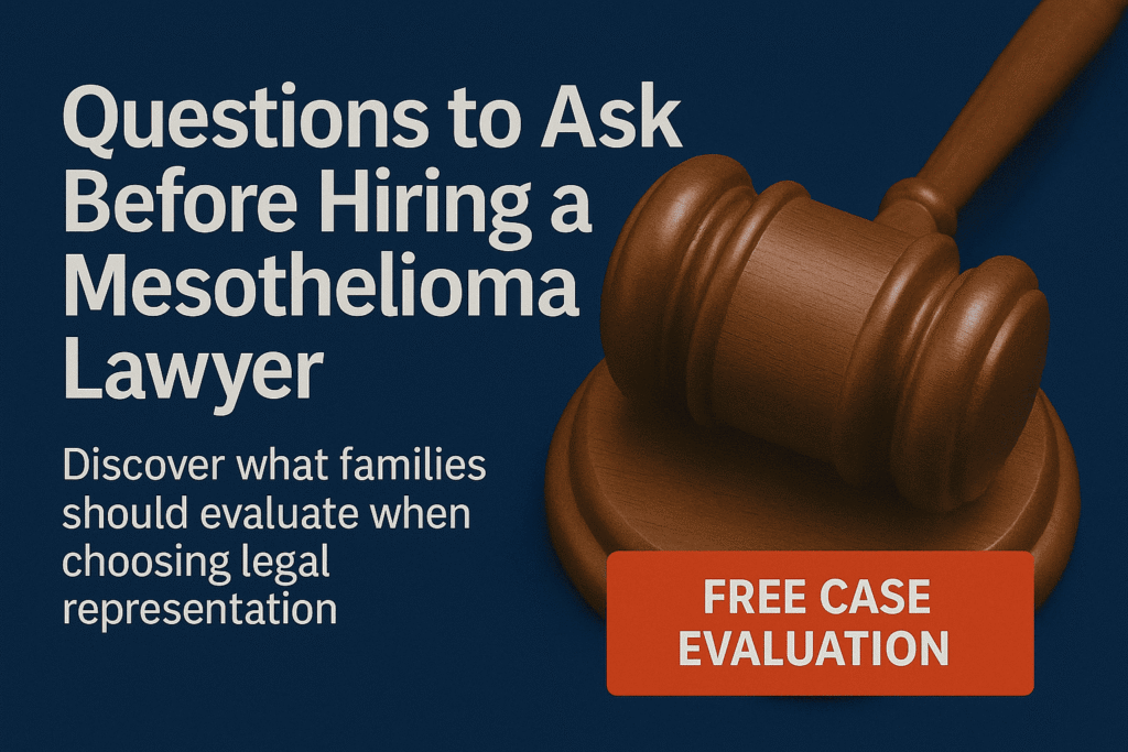 Questions to Ask Before Hiring a Mesothelioma Lawyer - Mesotheliomahelp.center