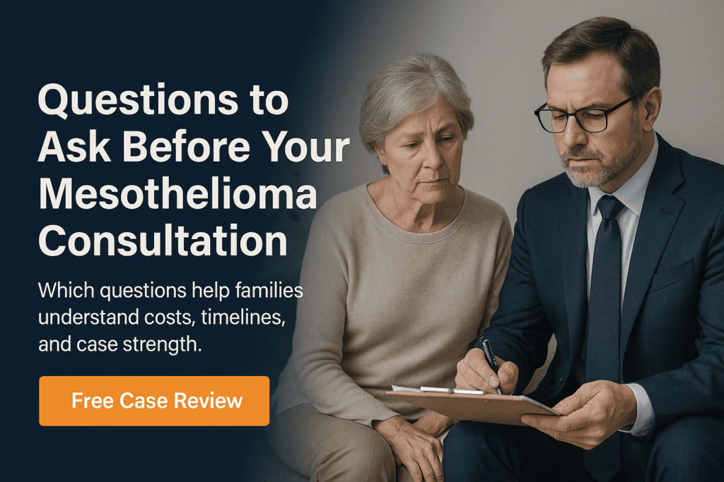 Questions to Ask Before Your First Mesothelioma Consultation - Mesotheliomahelp.center
