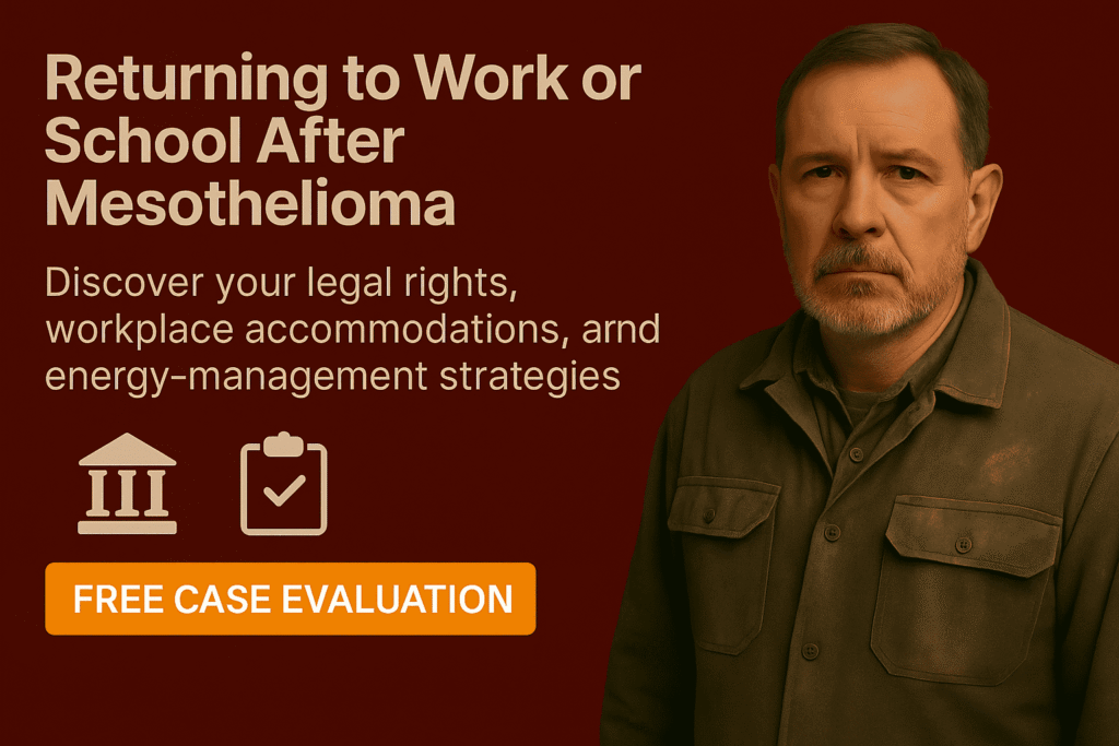 Returning to Work or School After Mesothelioma - Mesotheliomahelp.center