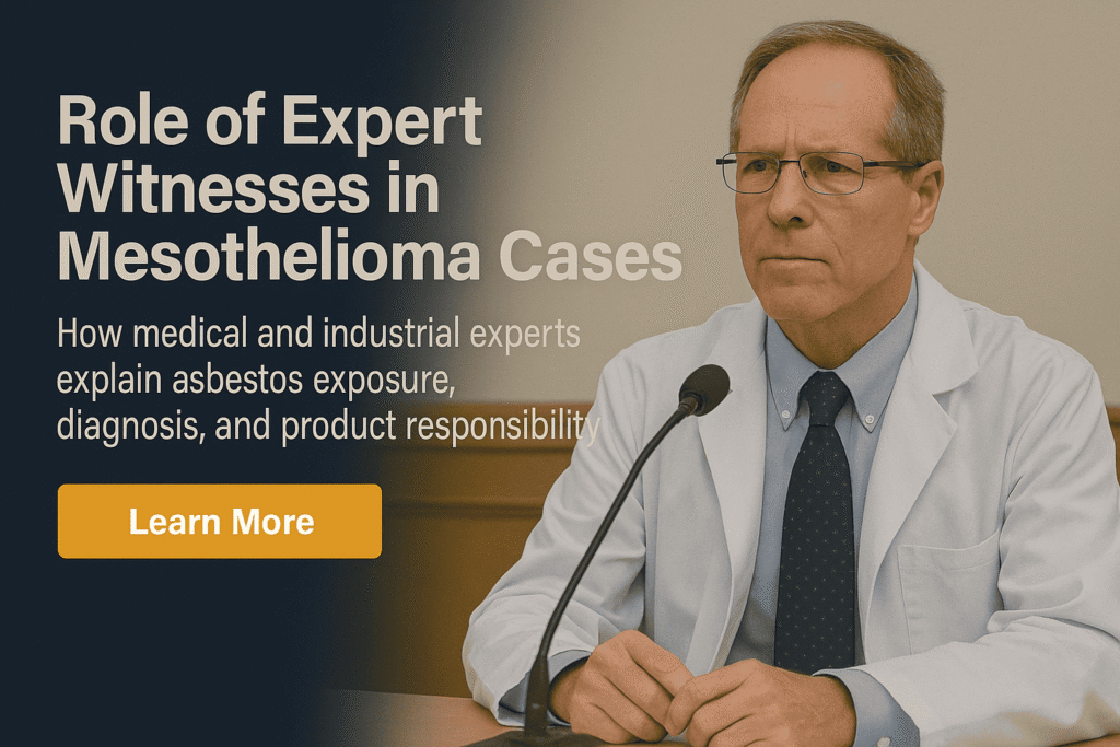 Role of Expert Witnesses in Mesothelioma Cases - Mesotheliomahelp.center