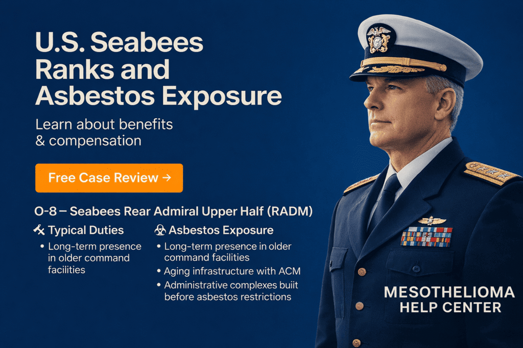 Seabees Rear Admiral Upper Half (RADM) Asbestos Exposure - Mesotheliomahelp.center