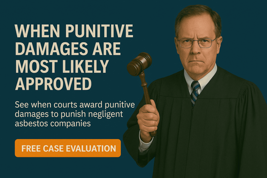 When Punitive Damages Are Most Likely Approved - Mesotheliomahelp.center