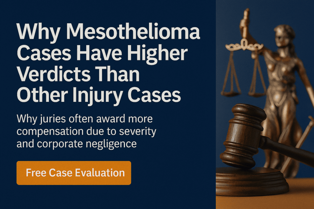 Why Mesothelioma Cases Have Higher Verdicts Than Other Injury Cases - Mesotheliomahelp.center