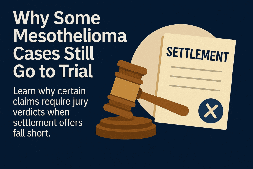 Why Some Mesothelioma Cases Still Go to Trial - Mesotheliomahelp.cenetr