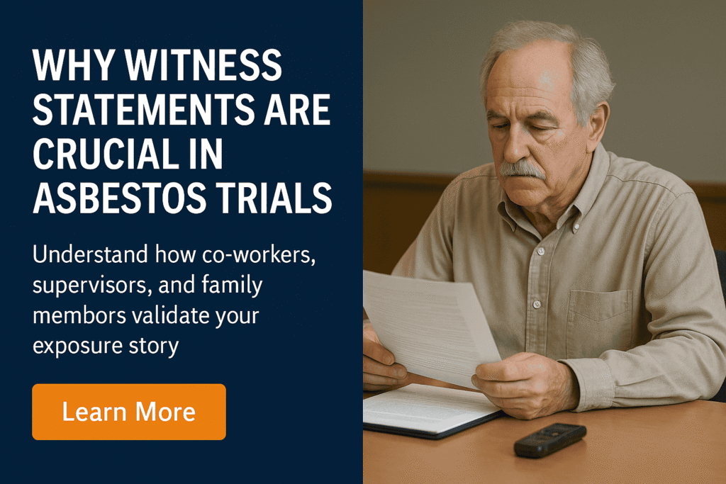 Why Witness Statements Are Crucial in Asbestos Trials - Mesotheliomahelp.center