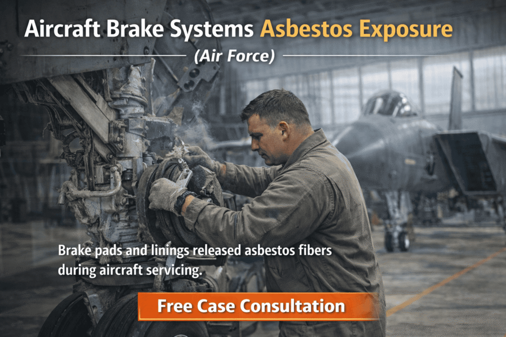 Aircraft Brake Systems Asbestos Exposure (Air Force) - Mesotheliomahelp.center