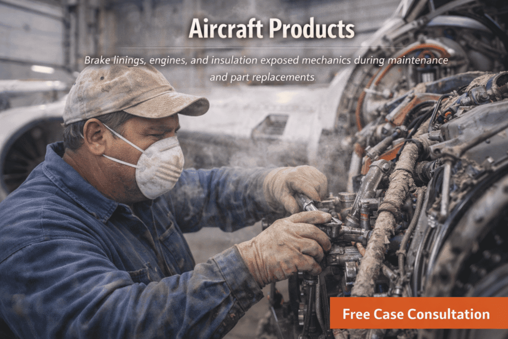 Aircraft Products Asbestos Exposure - Mesotheliomahelp.center