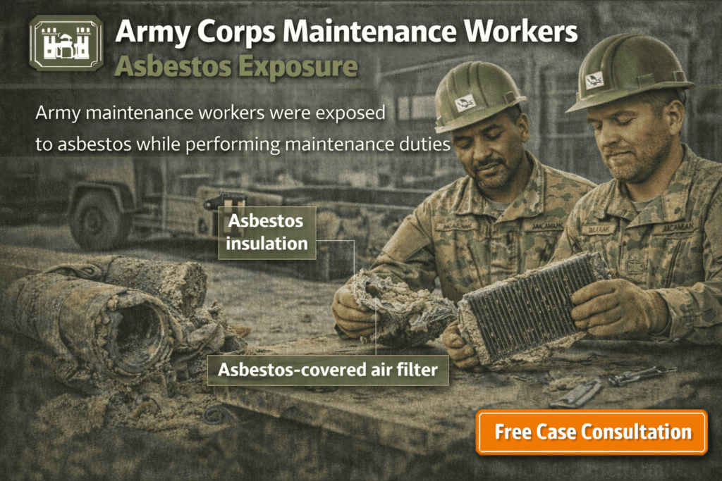 Army Corps Maintenance Workers Asbestos Exposure - Mesotheliomahelp.center