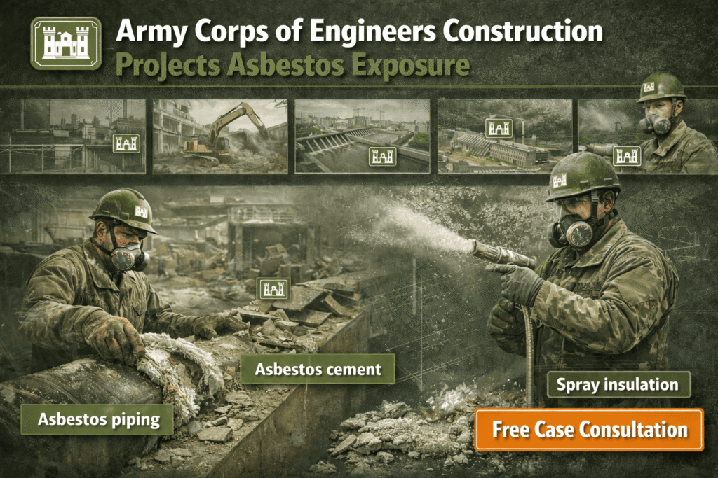 Army Corps of Engineers Construction Projects Asbestos Exposure - Mesotheliomahelp.center