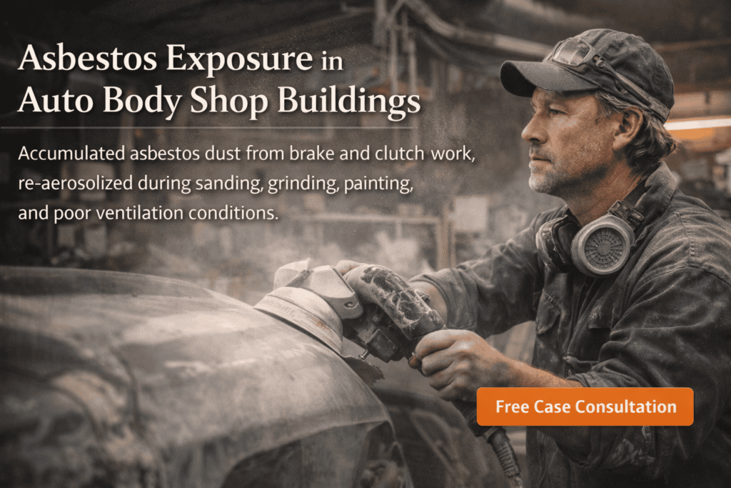 Auto Body Shop Buildings Asbestos Exposure - Mesotheliomahelp.center