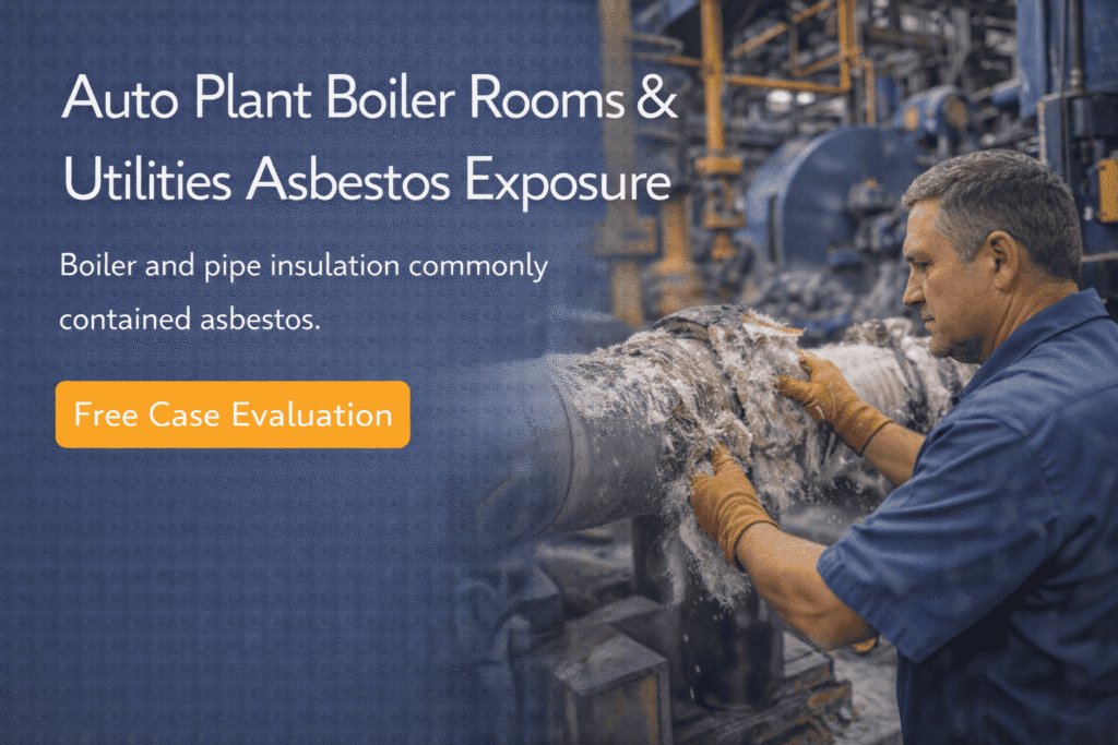Auto Plant Boiler Rooms & Utilities Asbestos Exposure - Mesotheliomahelp.center