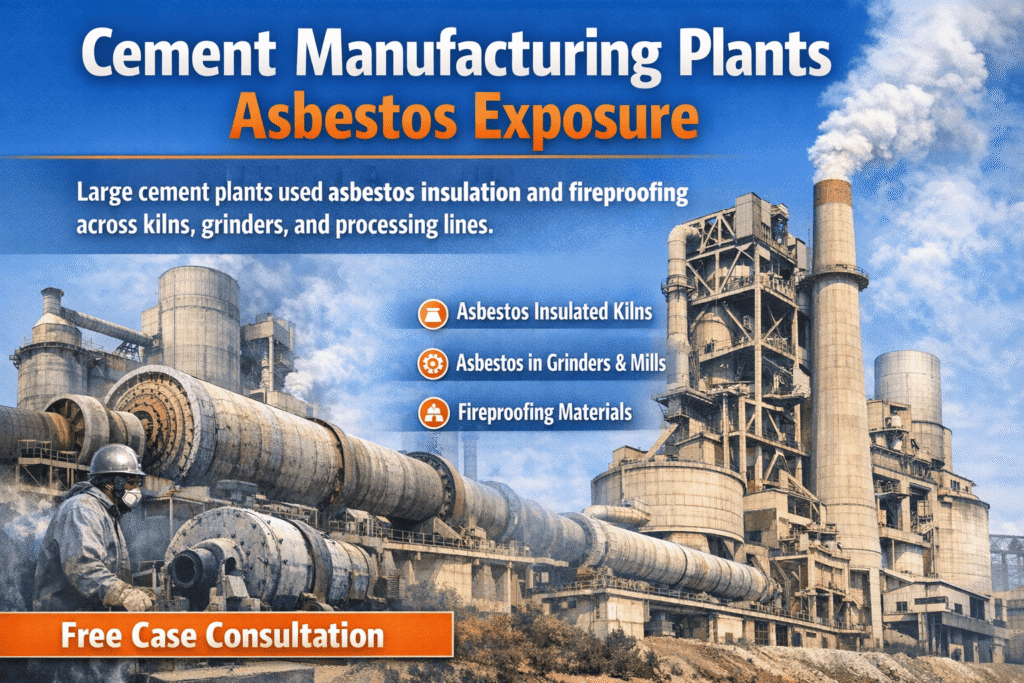 Cement Manufacturing Plants Asbestos Exposure - Mesotheliomahelp.center