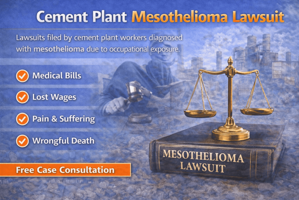 Cement Plant Mesothelioma Lawsuit - Mesothelioma Help Center