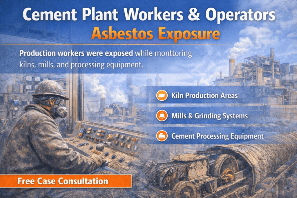 Cement Plant Workers & Operators Asbestos Exposure - Mesothelioma Help Center