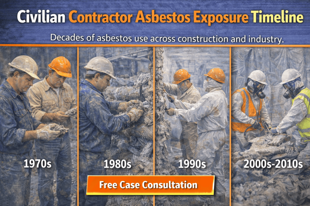 Civilian Contractor Asbestos Exposure Timeline - Mesotheliomahelp.center