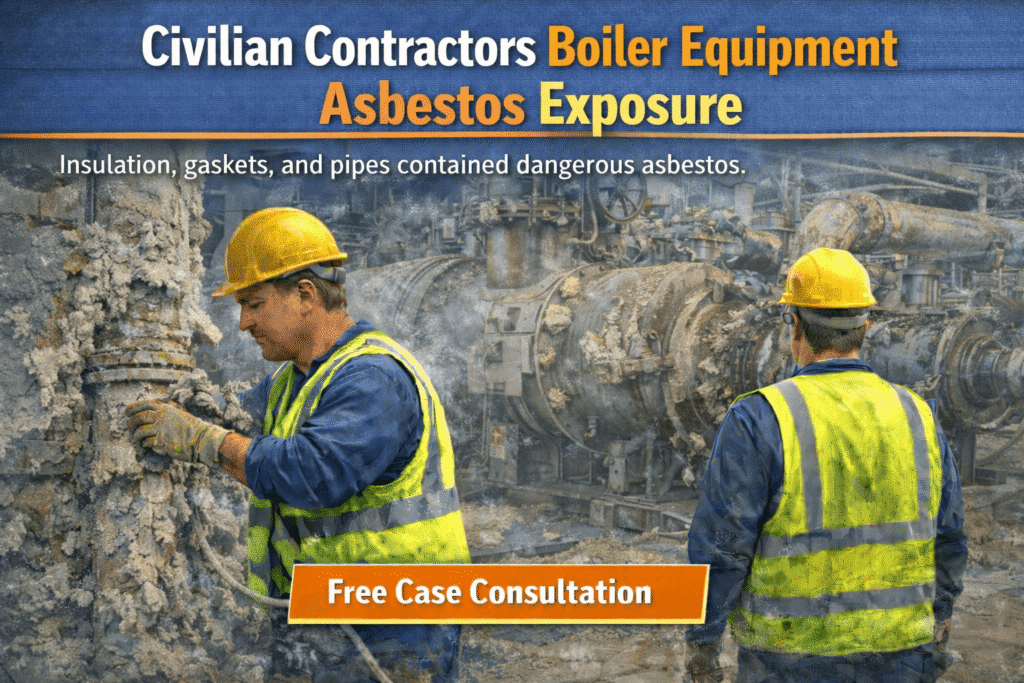 Civilian Contractors Boiler Equipment Asbestos Exposure - mesotheliomahelp.center