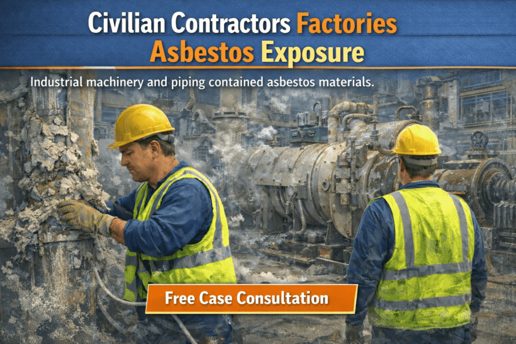 Civilian Contractors Factories Asbestos Exposure - Mesotheliomahelp.center