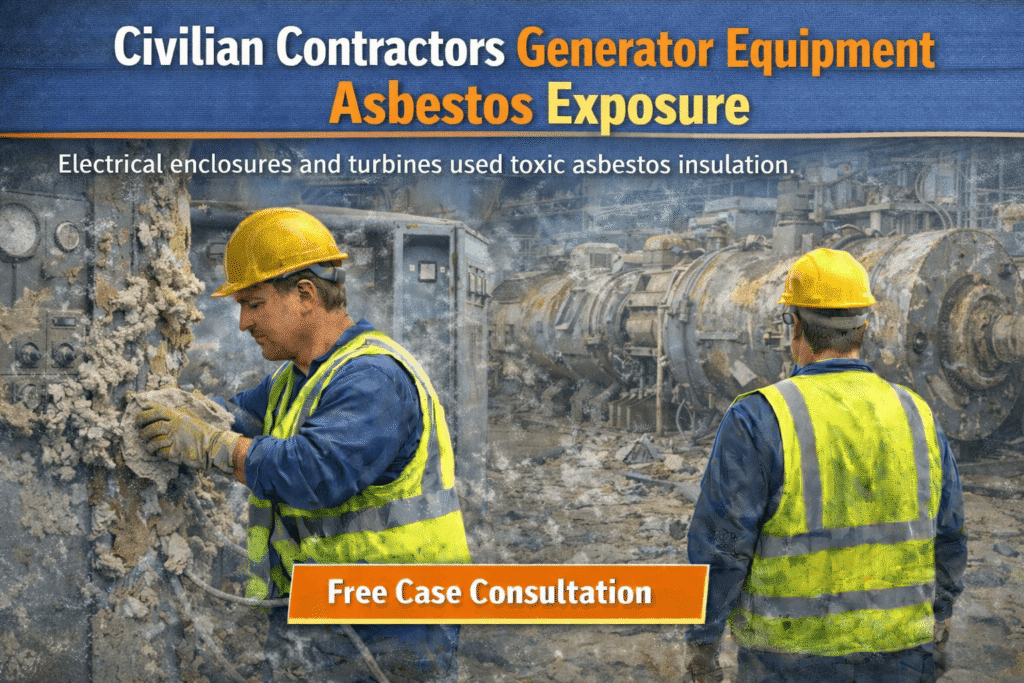 Civilian Contractors Generator Equipment Asbestos Exposure - Mesotheliomahelp.center