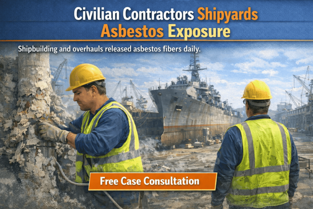 Civilian Contractors Shipyards Asbestos Exposure - Mesotheliomahelp.center