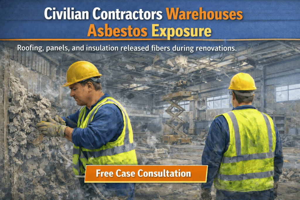 Civilian Contractors Warehouses Asbestos Exposure - Mesotheliomahelp.center