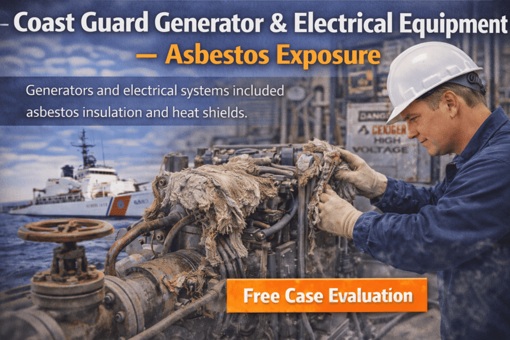 Coast Guard Generator & Electrical Equipment Asbestos Exposure - Mesotheliomahelp.center