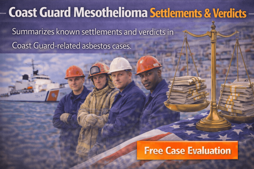 Coast Guard Mesothelioma Settlements & Verdicts - Mesotheliomahelp.center