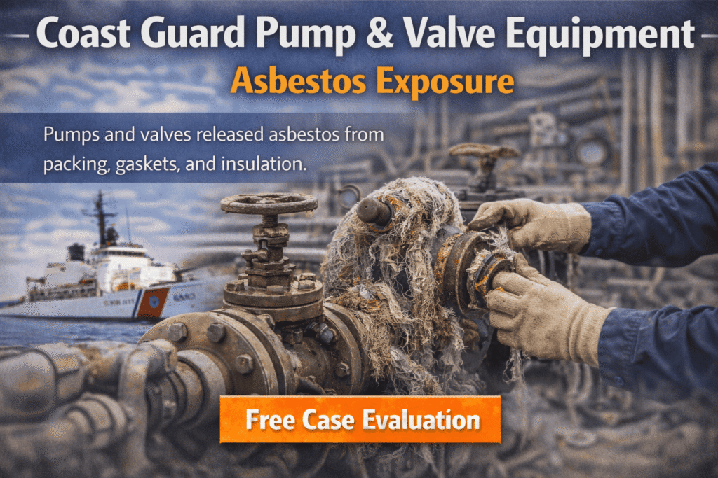 Coast Guard Pump & Valve Equipment Asbestos Exposure - Mesotheliomahelp.center