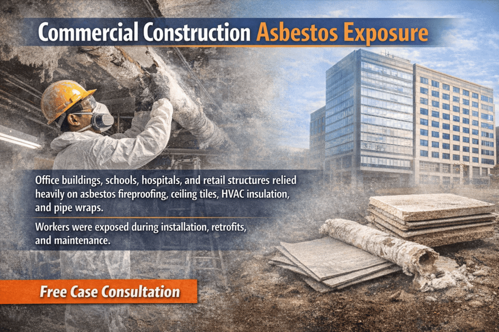 Commercial Construction Asbestos Exposure - Mesothelioma Help Center