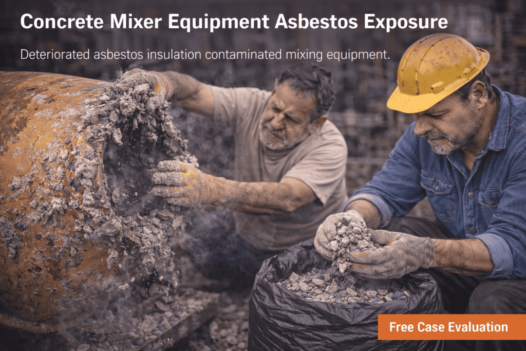 Concrete Mixer Equipment Mesothelioma Lawsuit - Mesothelioma Help Center