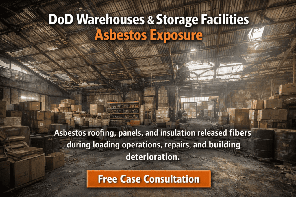 DoD Warehouses & Storage Facilities Asbestos Exposure - Mesotheliomahelp.center