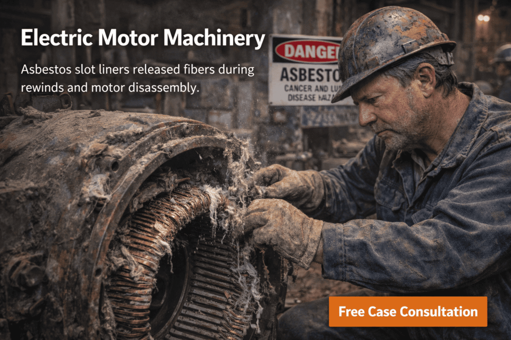 Electric Motor Machinery Mesothelioma Lawsuit - Mesothelioma Help Center
