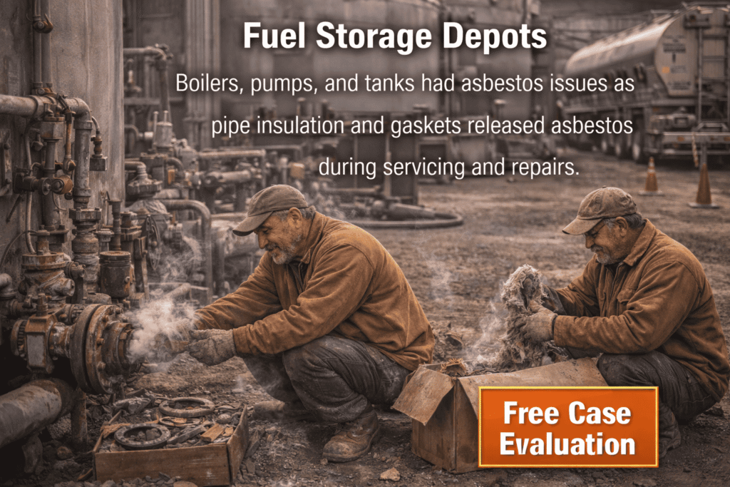 Fuel Storage Depots Asbestos Exposure - Mesotheliomahelp.center