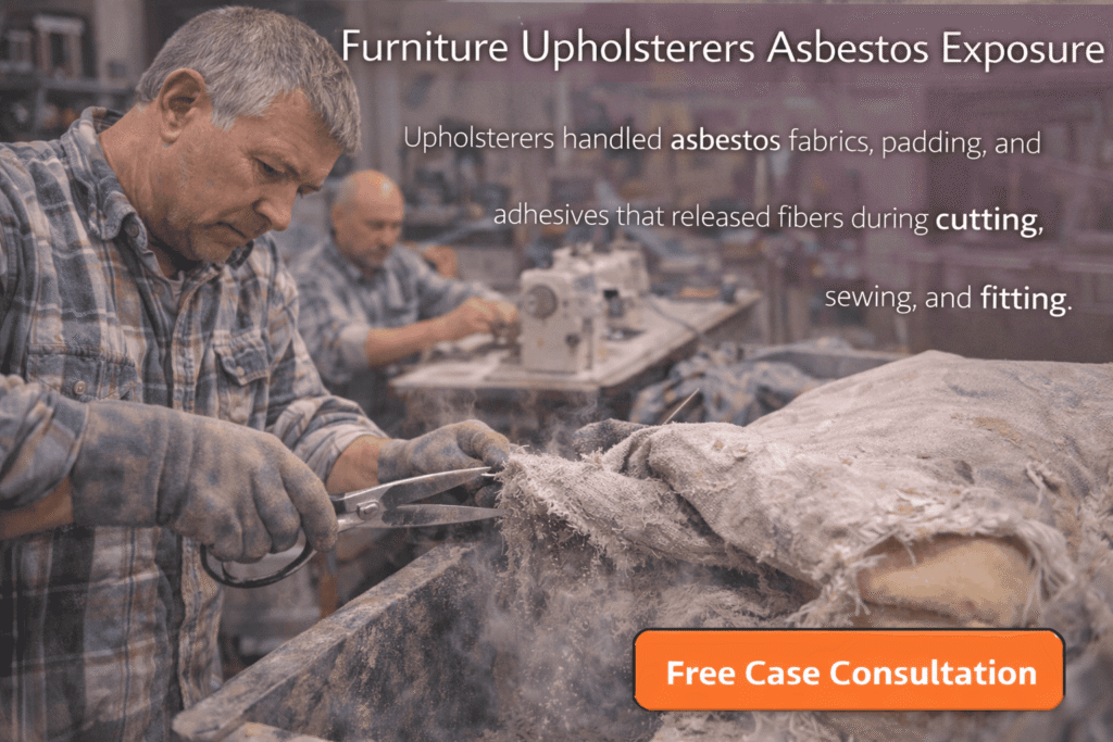 Furniture Upholsterers Mesothelioma Lawsuits