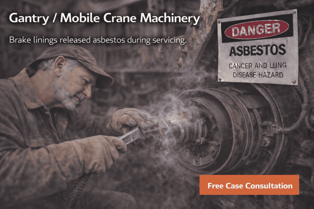 Gantry Mobile Crane Machinery Mesothelioma Lawsuit - Mesothelioma Help Center