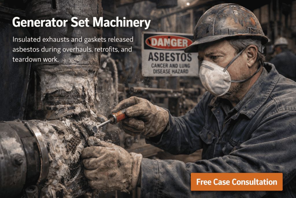 Generator Set Machinery Mesothelioma Lawsuit - Mesothelioma Help Center